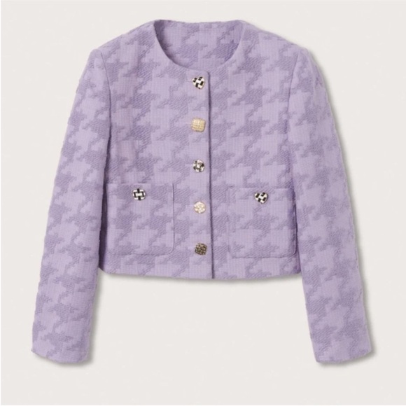 Mango Houndstooth Blazer - Picture 3 of 6